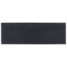 Tapis de porte gris foncé 100x300 cm fibre de coco touffeté 