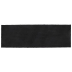 Tapis de porte gris foncé 100x300 cm fibre de coco touffeté 