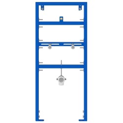 Cadre de montage dissimulé pour urinoir 50x115-139 cm Acier 