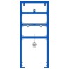 Cadre de montage dissimulé pour urinoir 50x115-139 cm Acier 