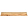 Dessus de table 140x60x3,8 cm bord vivant bois massif manguier 