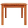 Table basse cire marron 80x50x40 cm bois massif de pin 