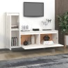 Meubles TV 2 pcs Blanc Bois massif de pin 