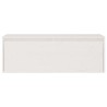 Meubles TV 2 pcs Blanc Bois massif de pin 