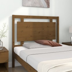 Tête de lit Marron miel 105,5x4x100 cm Bois massif de pin 