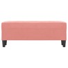 Banc Rose 100x35x41 cm Velours 