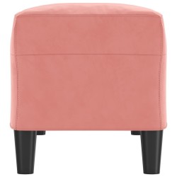 Banc Rose 100x35x41 cm Velours 