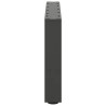 Pieds de table basse Anthracite 2 pièces 50 x (30-31) cm Acier 