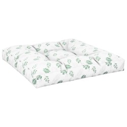 Coussins de palette lot de 2 motif de feuilles tissu 