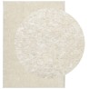 Tapis ISTAN à poils longs aspect brillant crème 240x340 cm 