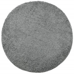 Tapis shaggy PAMPLONA poils longs moderne vert Ø 200 cm 