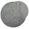 Tapis shaggy PAMPLONA poils longs moderne vert Ø 200 cm 