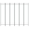 Cloison de séparation 6 panneaux Blanc 240x200 cm Tissu 