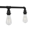 Plafonnier Noir 5 ampoules E27 