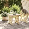 Repose-pied de jardin 40x36,5x38,5 cm bois massif sapin 