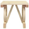 Repose-pied de jardin 40x36,5x38,5 cm bois massif sapin 