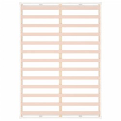 Cadre de lit sans matelas blanc 150x200 cm bois massif 