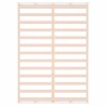 Cadre de lit sans matelas blanc 150x200 cm bois massif 