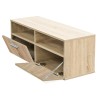 Meubles TV 2 pcs Bois d’ingénierie 95x35x36 cm Chêne 