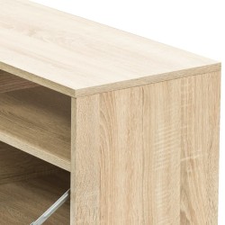 Meubles TV 2 pcs Bois d’ingénierie 95x35x36 cm Chêne 