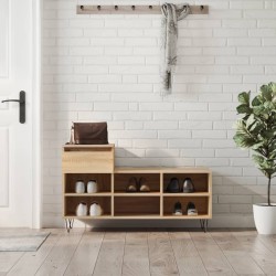 Armoire à chaussures Chêne sonoma 102x36x60cm Bois d'ingénierie 