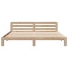 Cadre de lit sans matelas 200x200 cm bois massif de pin 