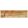Dessus de table rectangulaire bois massif de manguier brut 