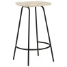 Tabourets de bar lot de 2 bois de manguier massif 