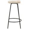 Tabourets de bar lot de 2 bois de manguier massif 