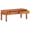 Meuble TV 110x40x41 cm Bois d'acacia massif 