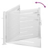 Portail de jardin 100x75 cm acier inoxydable 
