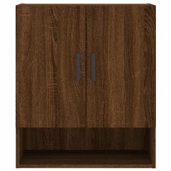 Armoire murale chêne marron 60x31x70 cm bois d'ingénierie 