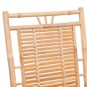 Chaise à bascule avec coussin Bambou 