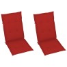 Chaise à bascule avec coussin Bambou 