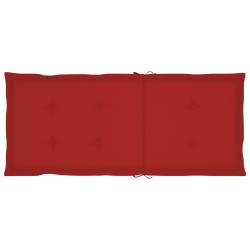 Chaise à bascule avec coussin Bambou 