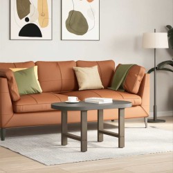 Pieds de table basse en acier naturel 2 pièces 50 x (42-43) cm Acier 