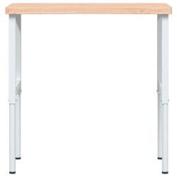 Établi 100x(55-60)x(73-99,5) cm bois massif de hêtre 