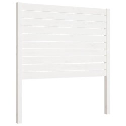 Tête de lit Blanc 81x4x100 cm Bois massif de pin 