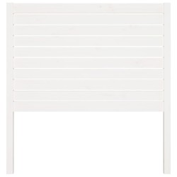 Tête de lit Blanc 81x4x100 cm Bois massif de pin 
