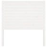 Tête de lit Blanc 81x4x100 cm Bois massif de pin 
