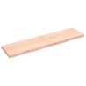 Dessus de table 200x50x(2-6) cm bois de chêne massif non traité 