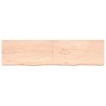Dessus de table 200x50x(2-6) cm bois de chêne massif non traité 