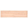 Dessus de table 200x50x(2-6) cm bois de chêne massif non traité 