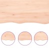 Dessus de table 200x50x(2-6) cm bois de chêne massif non traité 