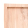 Dessus de table 200x50x(2-6) cm bois de chêne massif non traité 