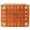Tabourets de bar lot de 2 marron cuir véritable 60 cm 
