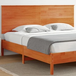Tête de lit cire marron 180 cm bois massif de pin 