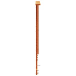 Tête de lit cire marron 180 cm bois massif de pin 