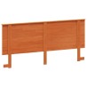 Tête de lit cire marron 180 cm bois massif de pin 