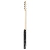 Guitare basse électrique de débutants sac brun et blanc 4/4 46" 